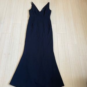 Black maxi dress